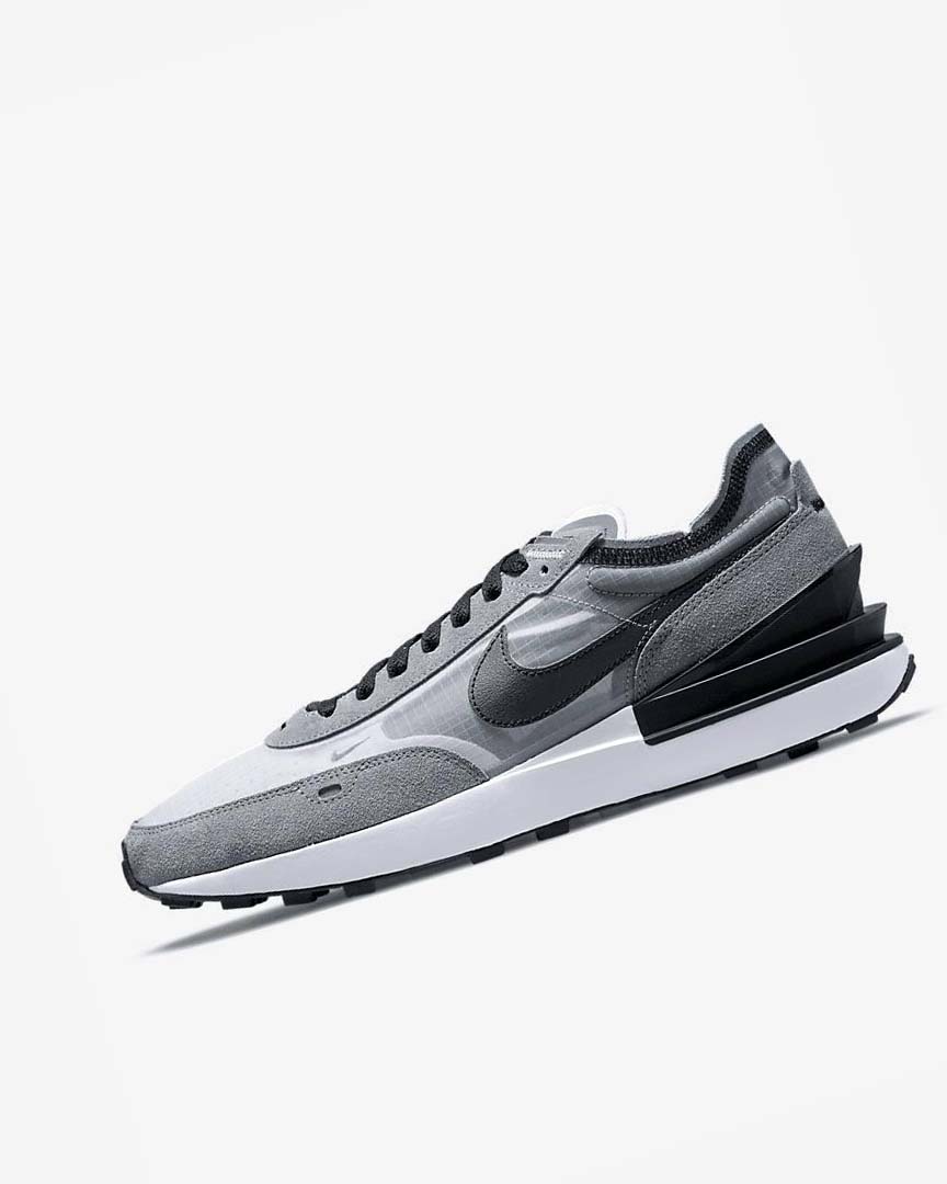 Grey / White / Grey / Black Nike Waffle One SE Men\'s Sneakers | CA_2513