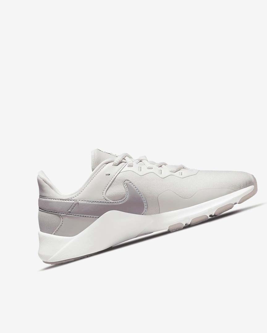 Grey / White / Metal Nike Legend Essential 2 Premium Women's Training Shoes | CA_2714