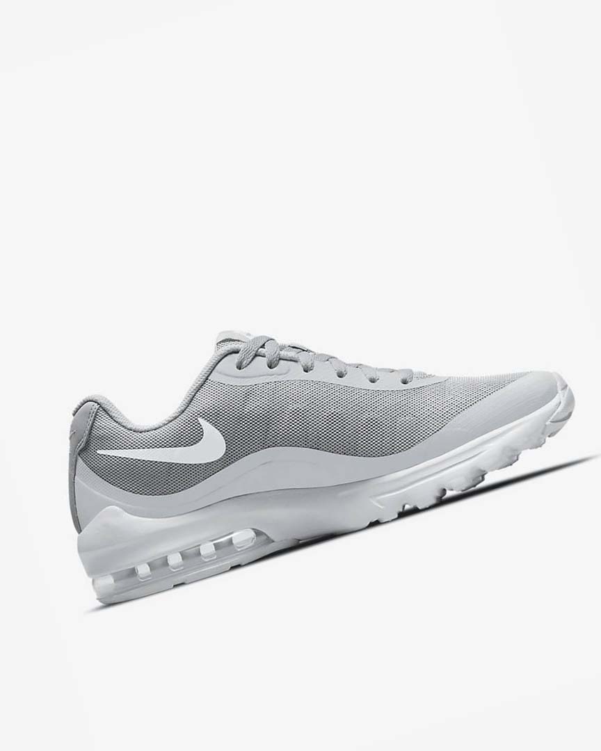 Grey / White Nike Air Max Invigor Men's Casual Shoes | CA_3226