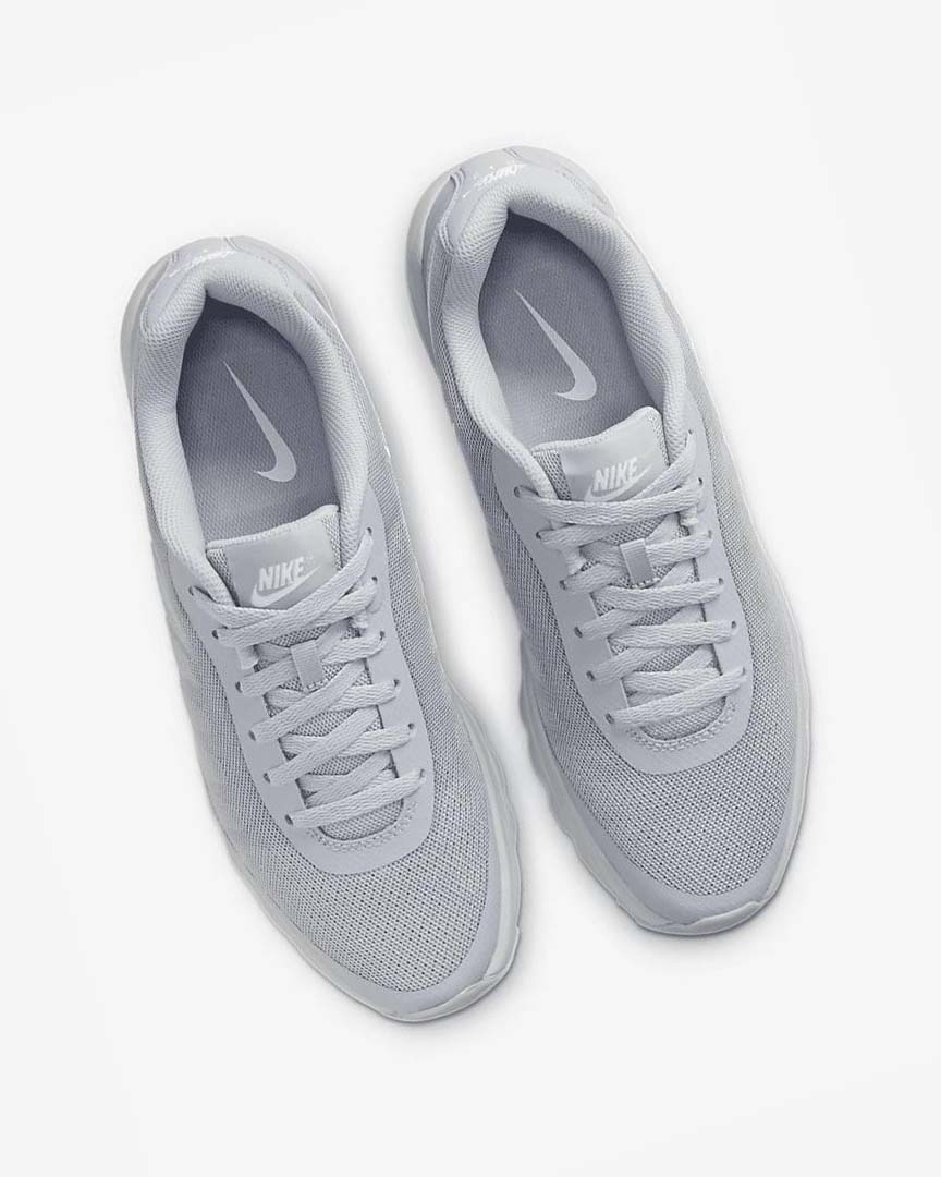 Grey / White Nike Air Max Invigor Men's Casual Shoes | CA_3226