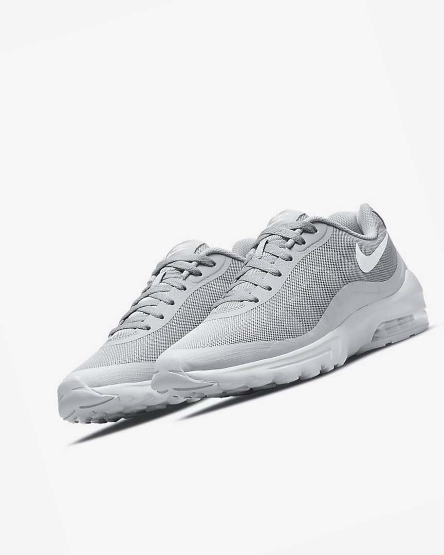 Grey / White Nike Air Max Invigor Men's Casual Shoes | CA_3226