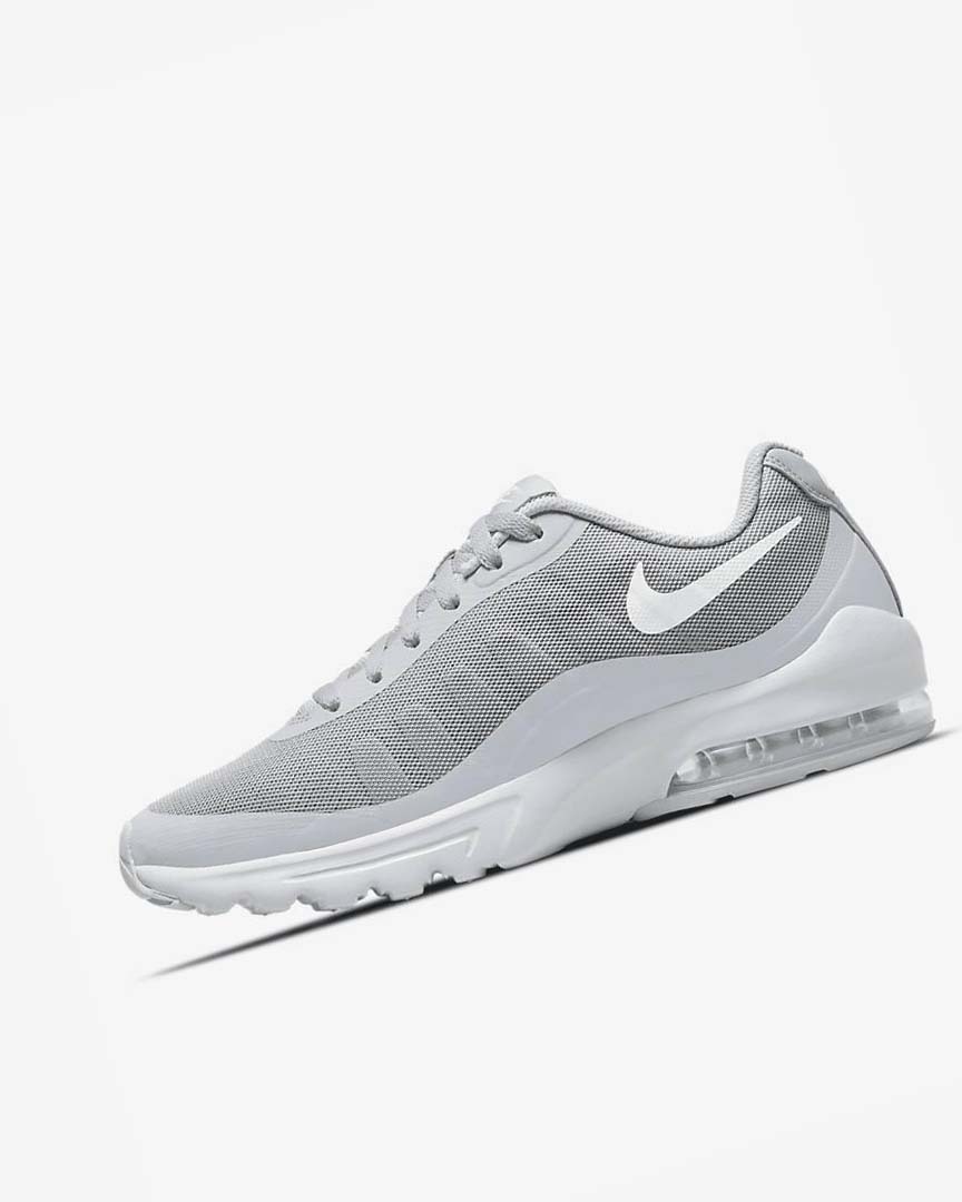 Grey / White Nike Air Max Invigor Men\'s Casual Shoes | CA_3226