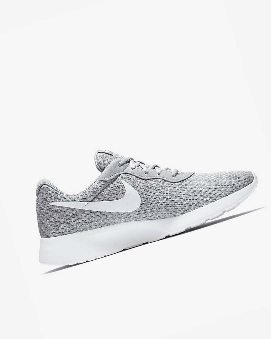 Grey / White Nike Tanjun Men's Sneakers | CA_5248