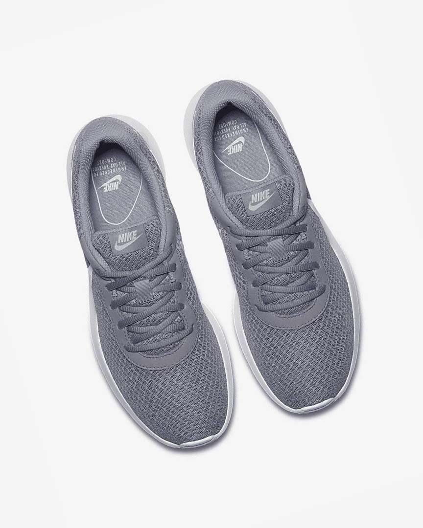 Grey / White Nike Tanjun Men's Sneakers | CA_5248