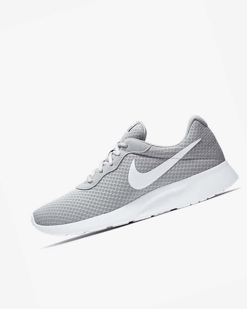 Grey / White Nike Tanjun Men\'s Sneakers | CA_5248