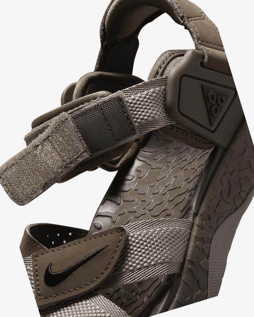 Khaki / Black Nike ACG Air Deschutz + Women's Sandals | CA_5422