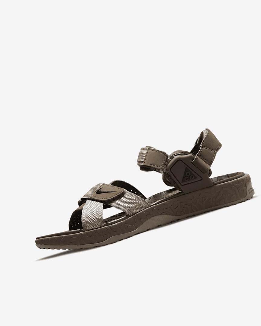 Khaki / Black Nike ACG Air Deschutz + Women\'s Sandals | CA_5422