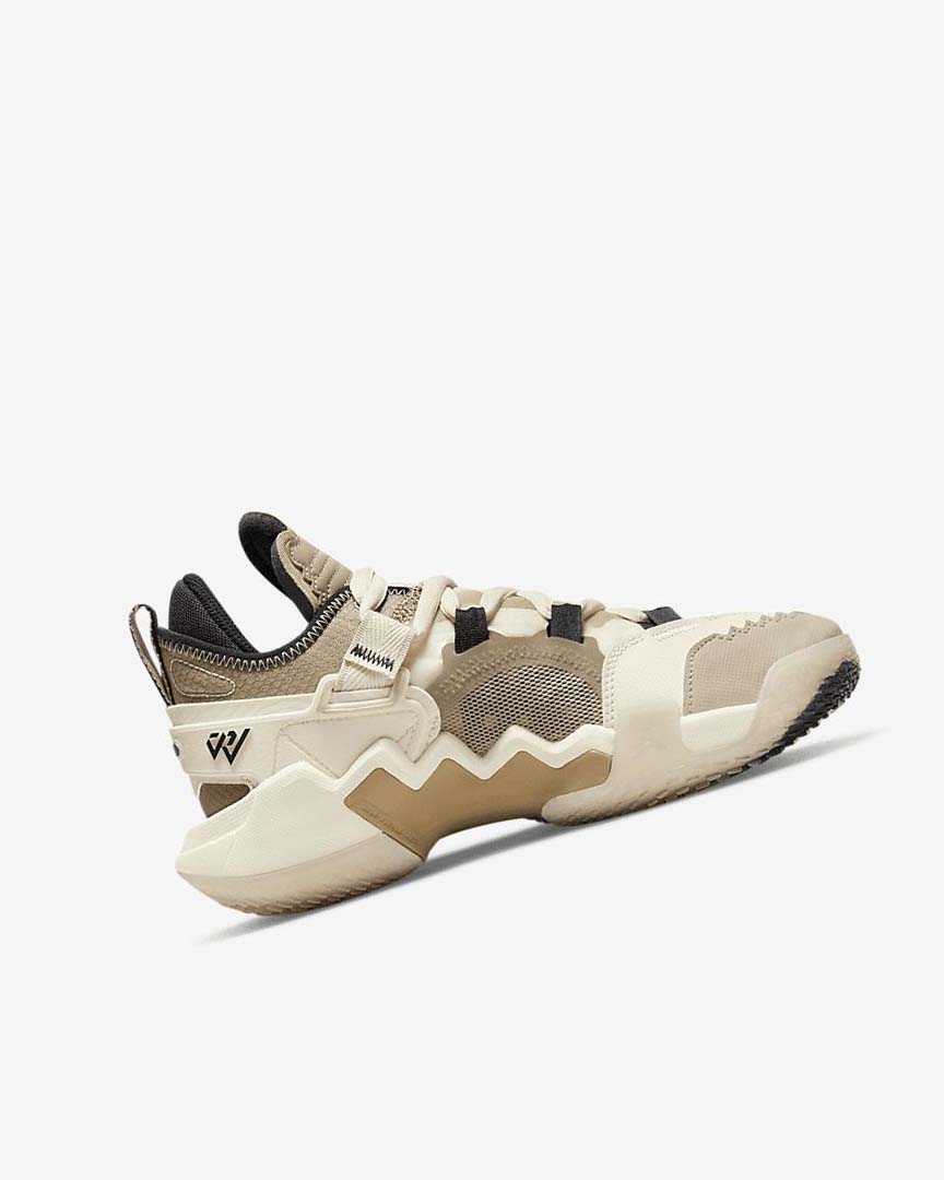 Khaki / Black Nike Jordan 'Why Not?' Zer0.5 Boys' Basketball Shoes | CA_1135