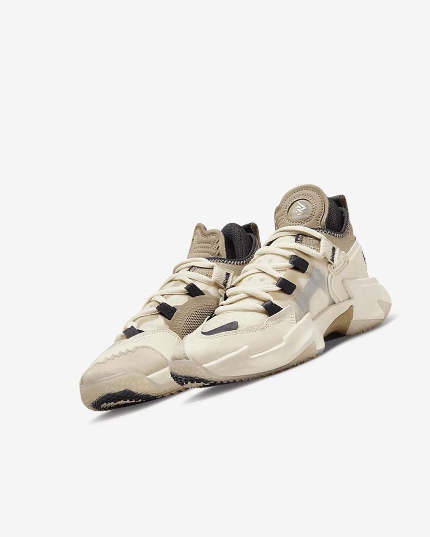 Khaki / Black Nike Jordan 'Why Not?' Zer0.5 Boys' Basketball Shoes | CA_1135