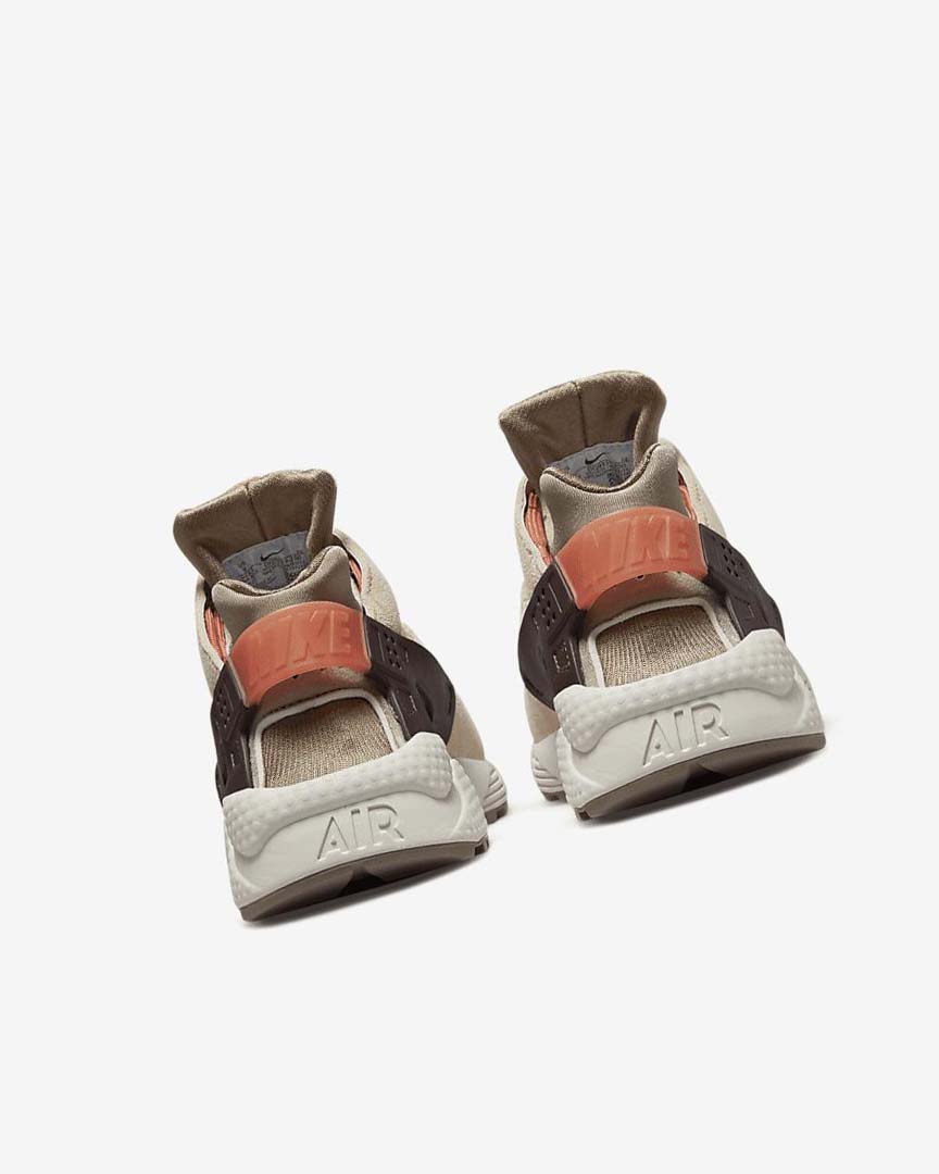 Khaki / Burgundy Nike Air Huarache SP Women's Sneakers | CA_1133