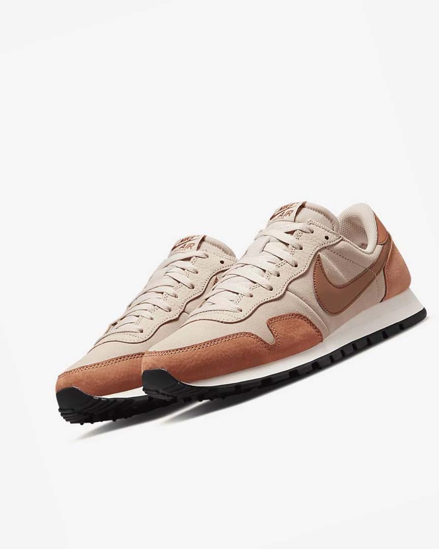 Khaki Grey / Khaki Rose / Light Brown / Red Nike Air Pegasus 83 PRM Men's Sneakers | CA_5349
