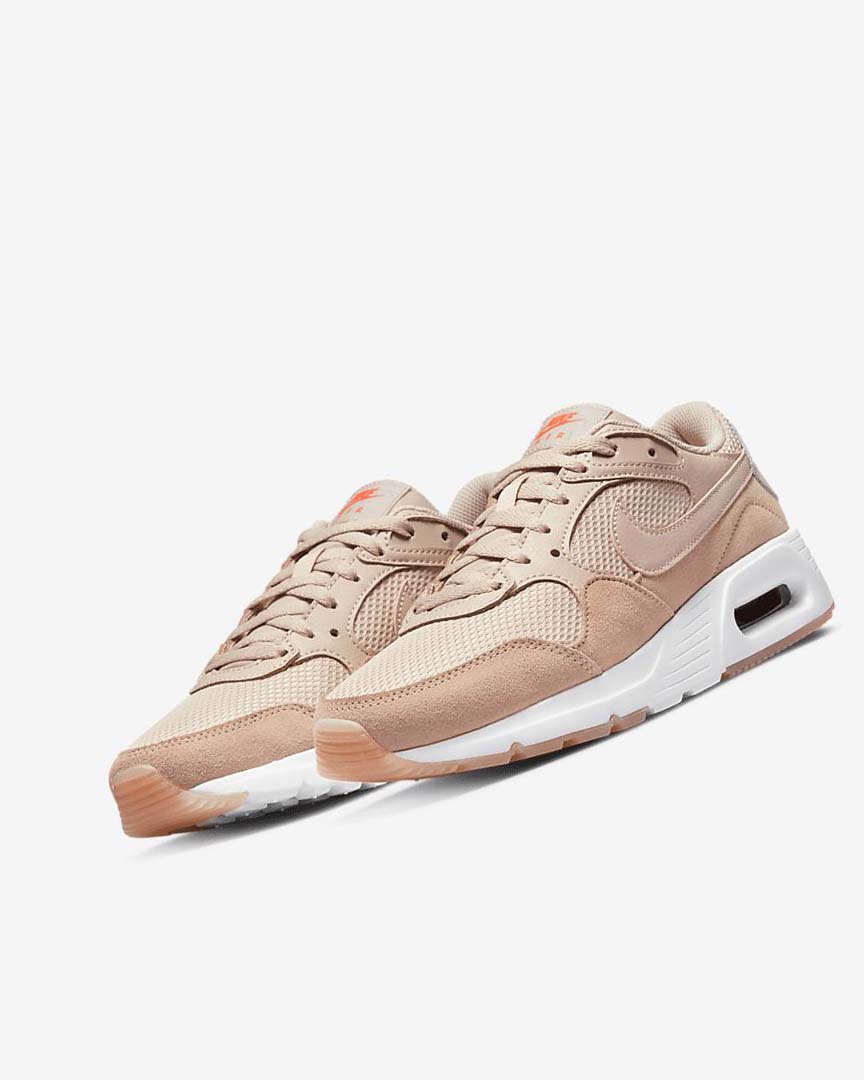 Khaki Grey / Rose / White / Pink Nike Air Max SC Women's Sneakers | CA_2608