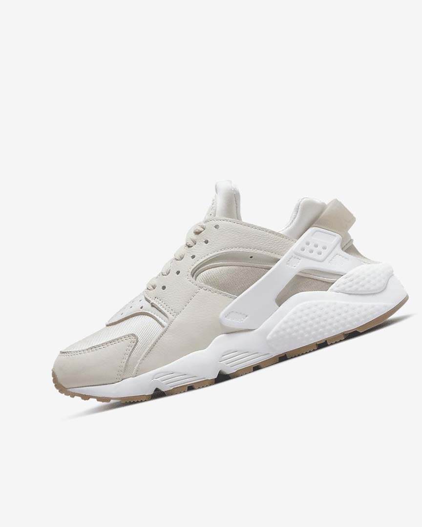 Khaki / Light Brown / White Nike Air Huarache Women\'s Sneakers | CA_2746