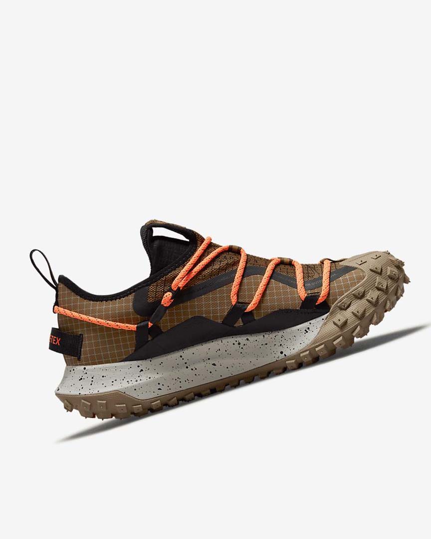 Khaki / Orange / Black Nike ACG Mountain Fly Low GORE-TEX SE Men's Sneakers | CA_5423