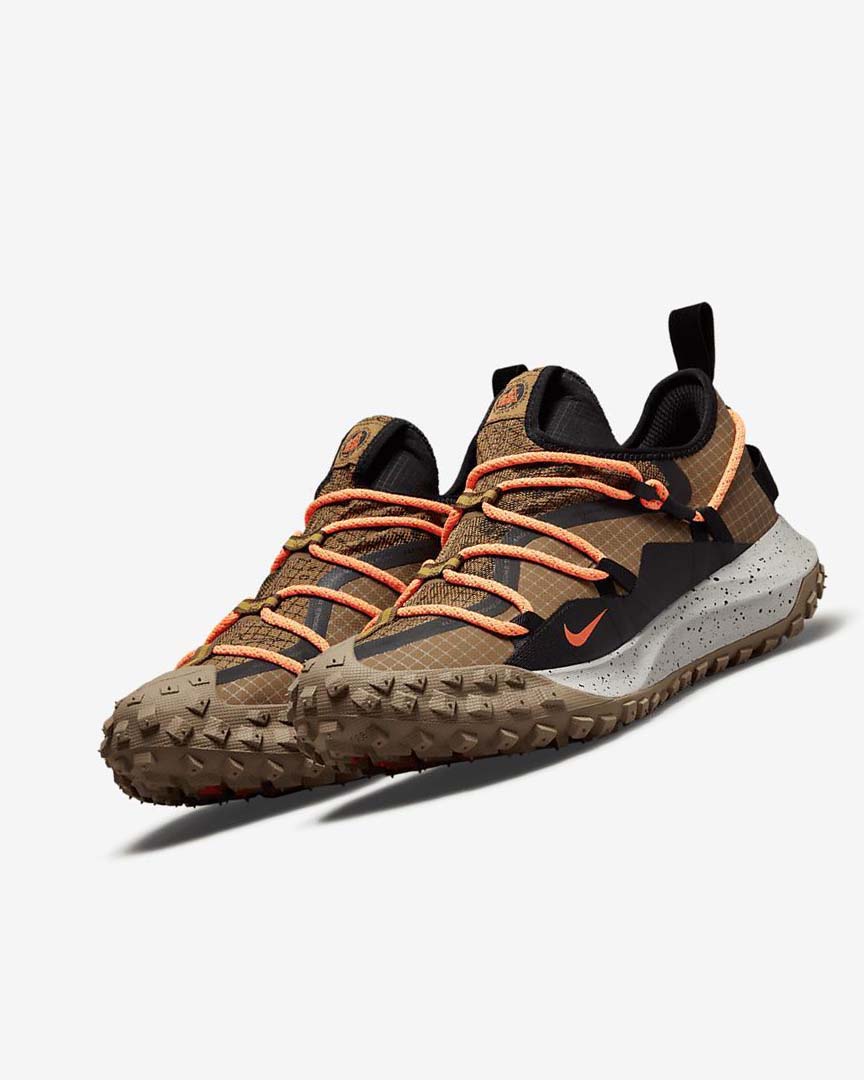 Khaki / Orange / Black Nike ACG Mountain Fly Low GORE-TEX SE Men's Sneakers | CA_5423