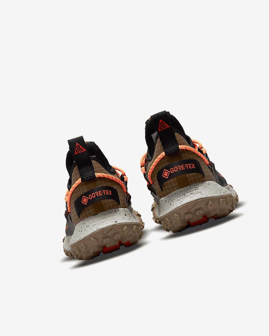 Khaki / Orange / Black Nike ACG Mountain Fly Low GORE-TEX SE Men's Sneakers | CA_5423
