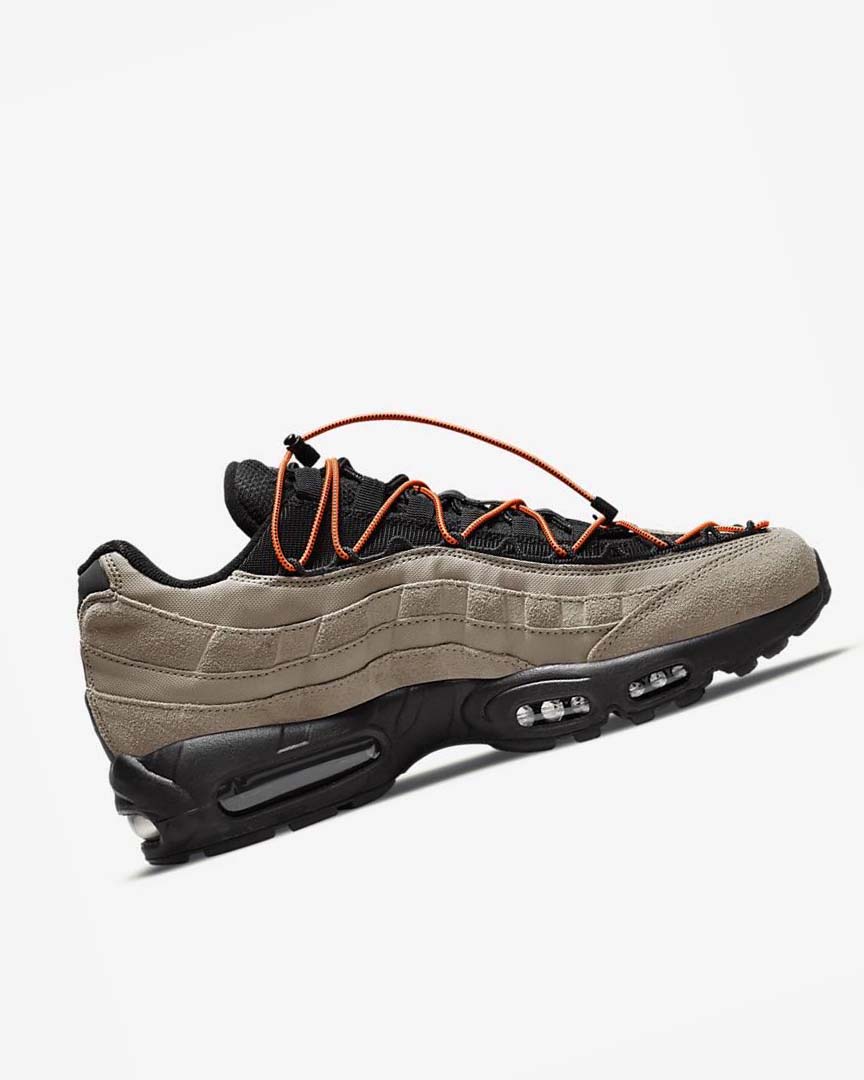 Khaki / Orange / Black Nike Air Max 95 Men's Casual Shoes | CA_5522