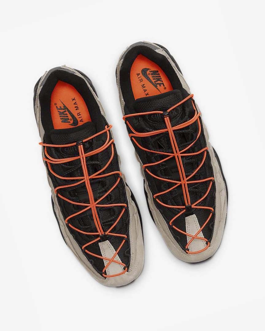 Khaki / Orange / Black Nike Air Max 95 Men's Casual Shoes | CA_5522