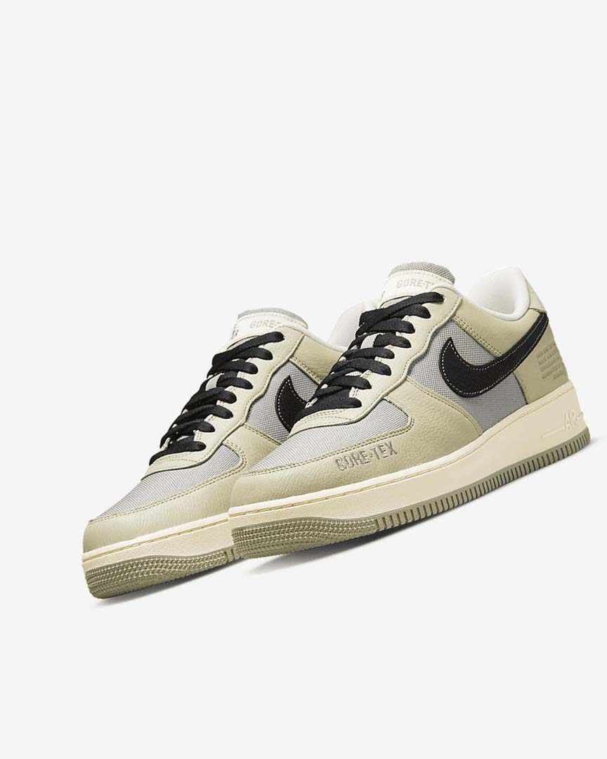 Khaki / White / Black Nike Air Force 1 GTX Men's Sneakers | CA_2586