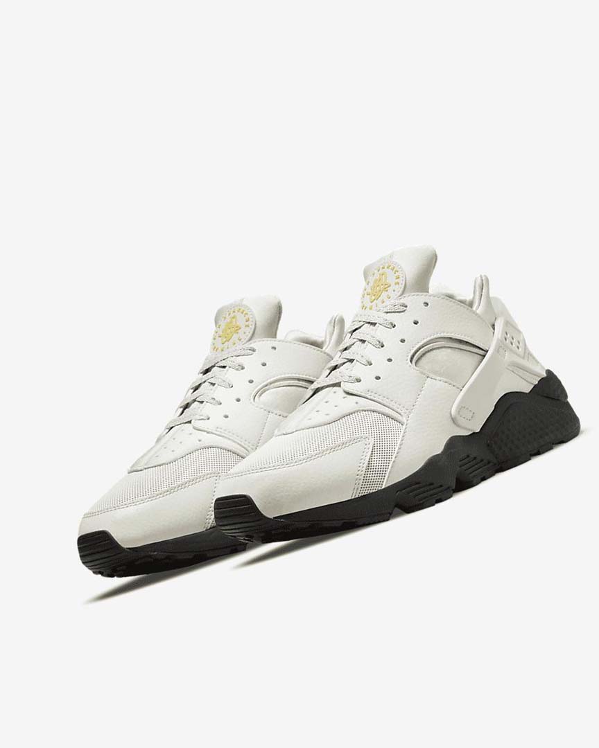 Light Beige / Black / Silver / Gold Nike Air Huarache Men's Sneakers | CA_4924