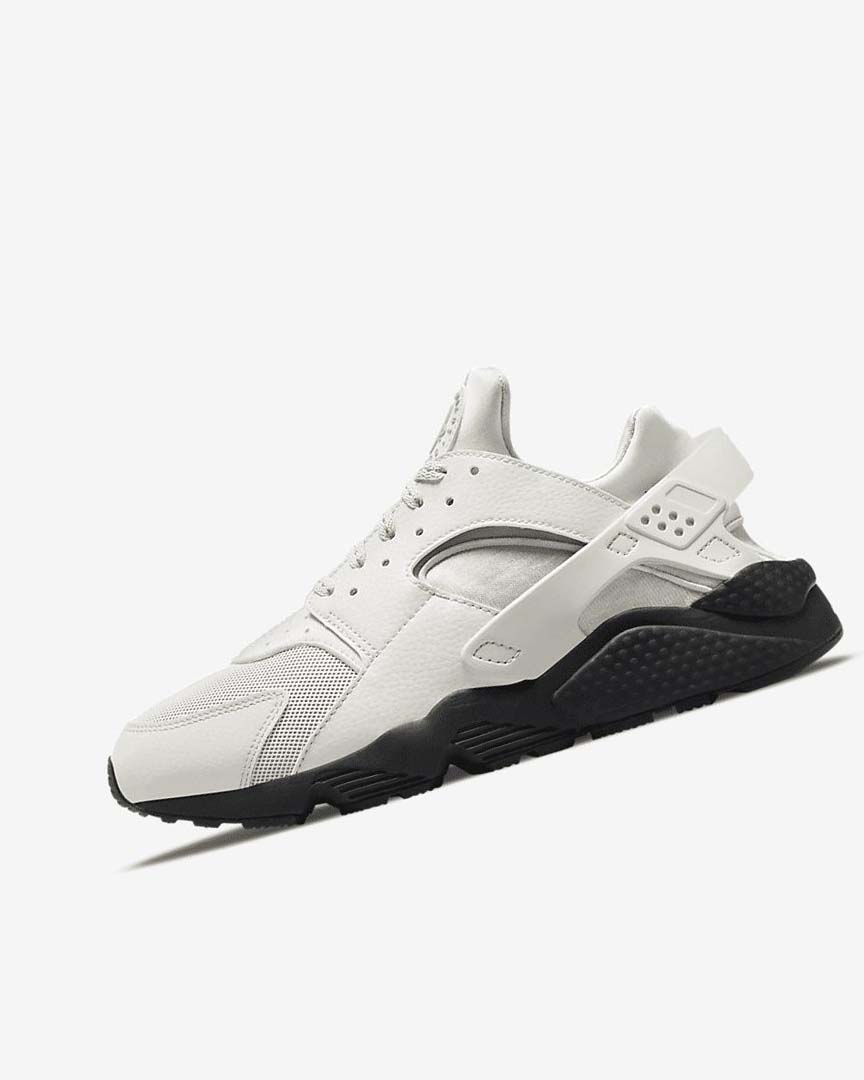 Light Beige / Black / Silver / Gold Nike Air Huarache Men\'s Sneakers | CA_4924