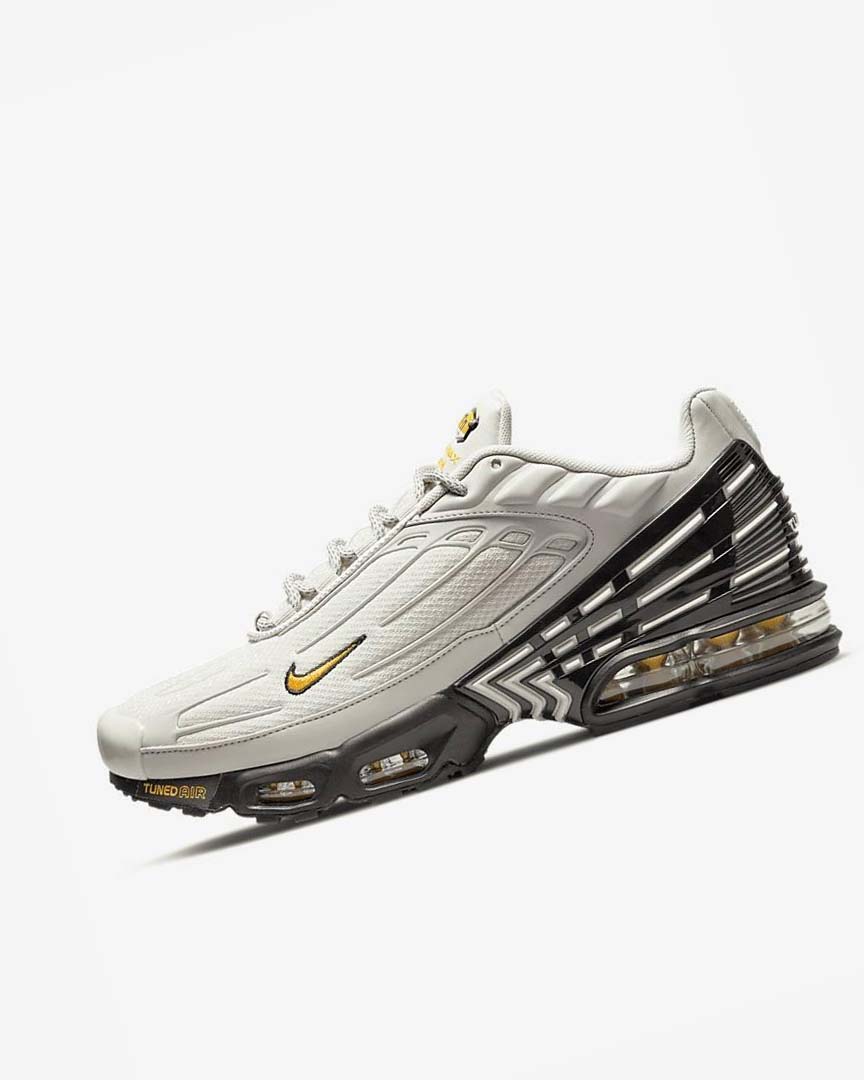 Light Beige / Black / Silver / Gold Nike Air Max Plus 3 Men\'s Sneakers | CA_5143