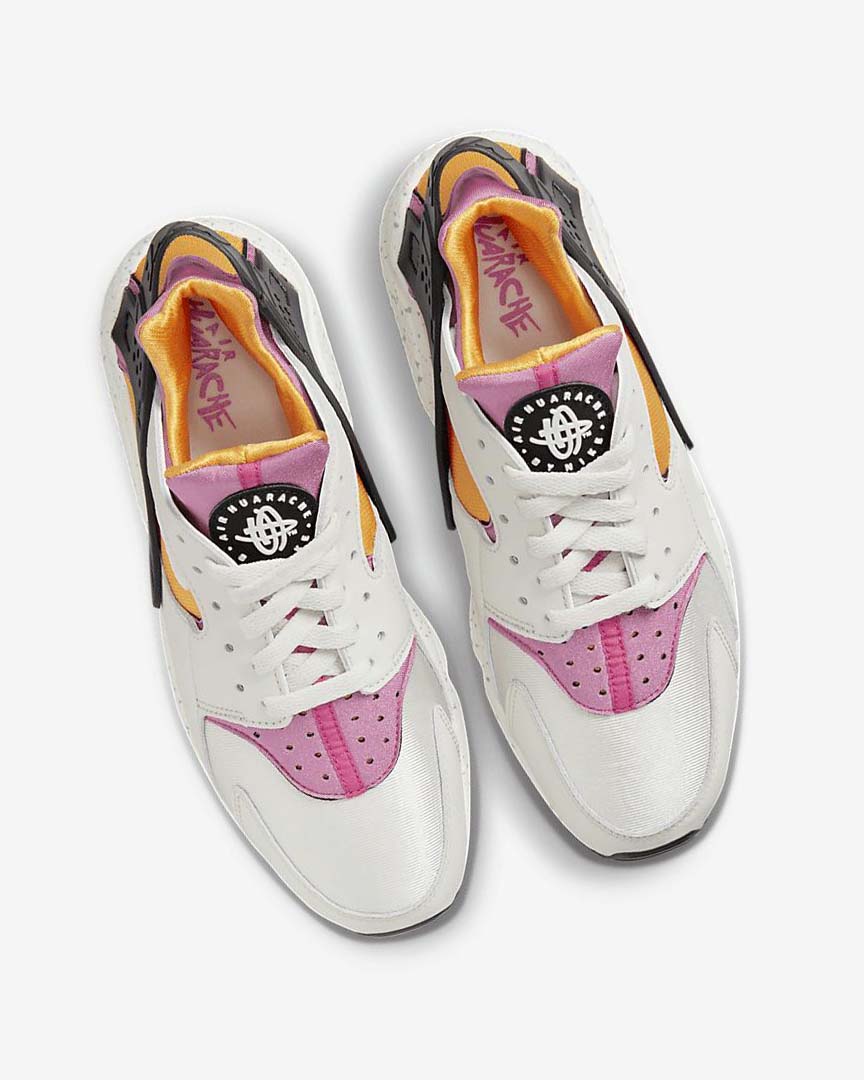 Light Beige / Gold / Black / Pink Nike Air Huarache Men's Sneakers | CA_2396