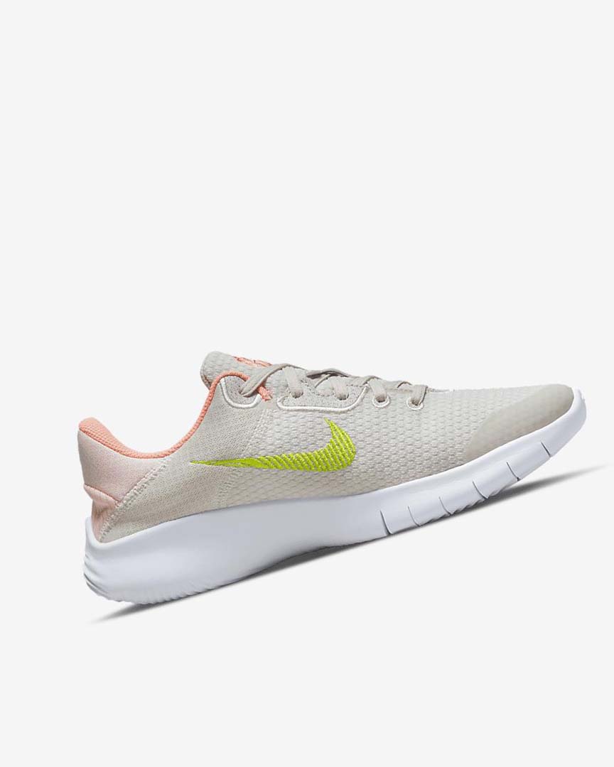Light Beige / Red / Green Nike Flex Experience Run 11 Next Nature Women's Running Shoes | CA_2564