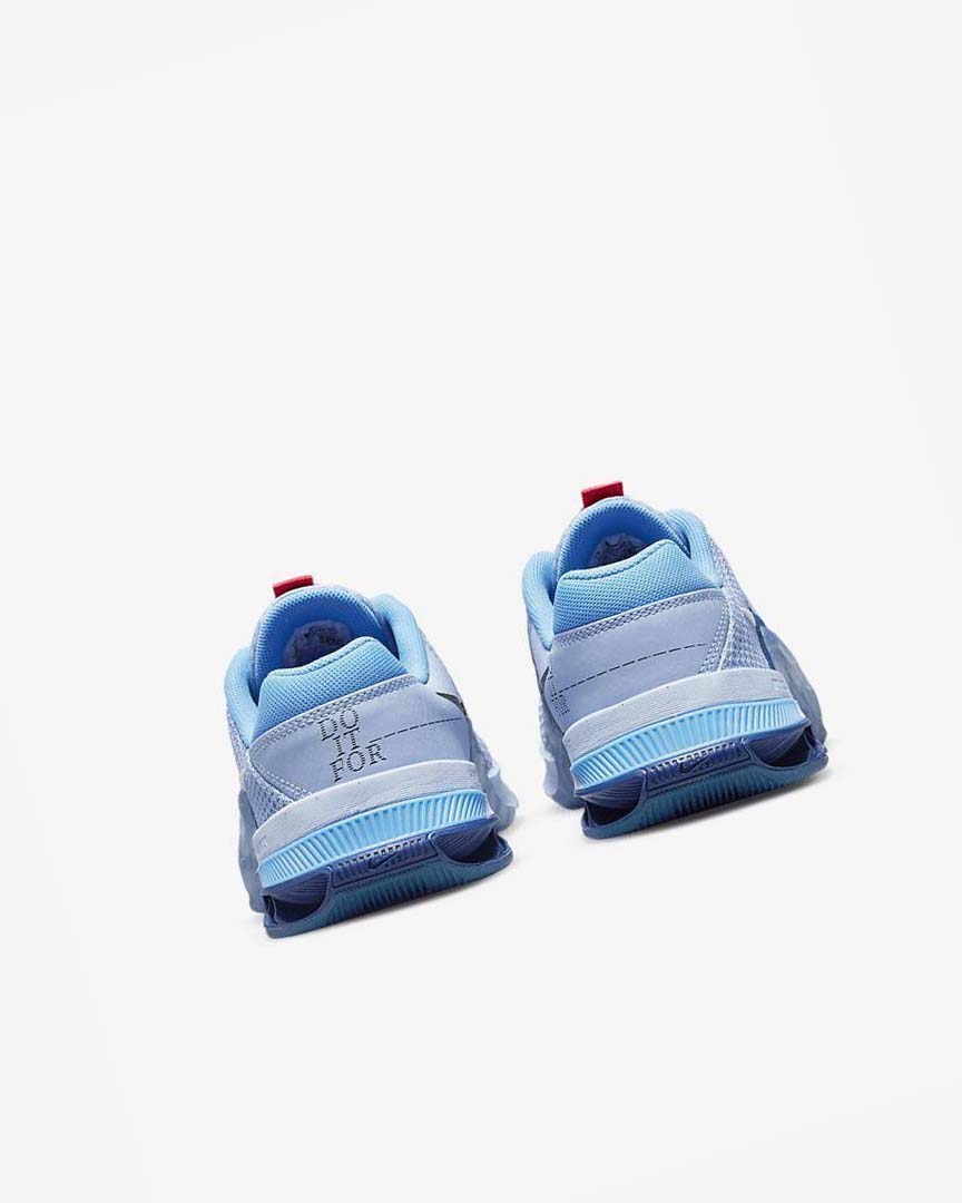 Light Blue / Blue / Deep Royal Blue / White Nike Metcon 7 AMP Men's Training Shoes | CA_3153
