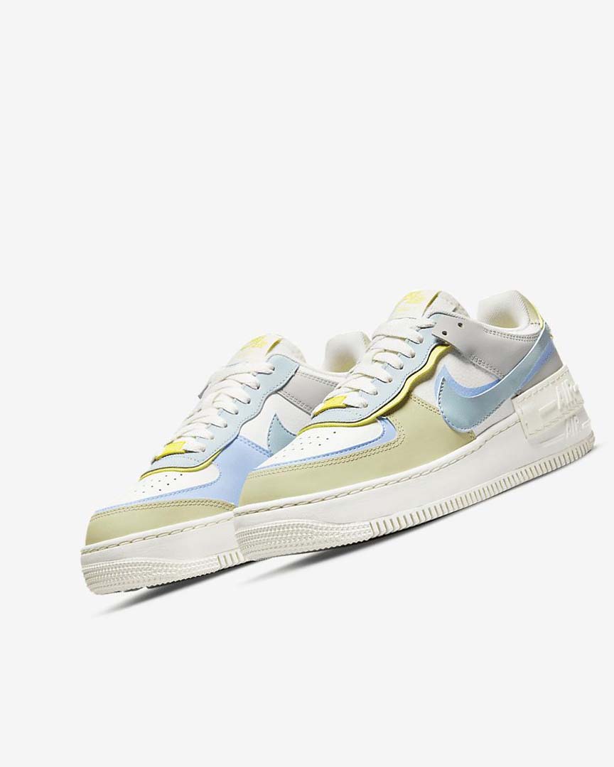 Light Blue / Olive Nike AF-1 Shadow Women's Sneakers | CA_1212