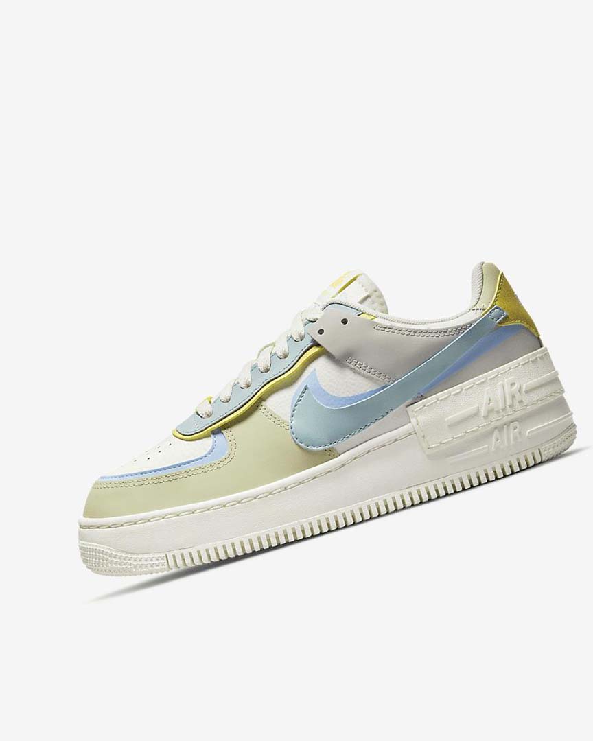 Light Blue / Olive Nike AF-1 Shadow Women\'s Sneakers | CA_1212