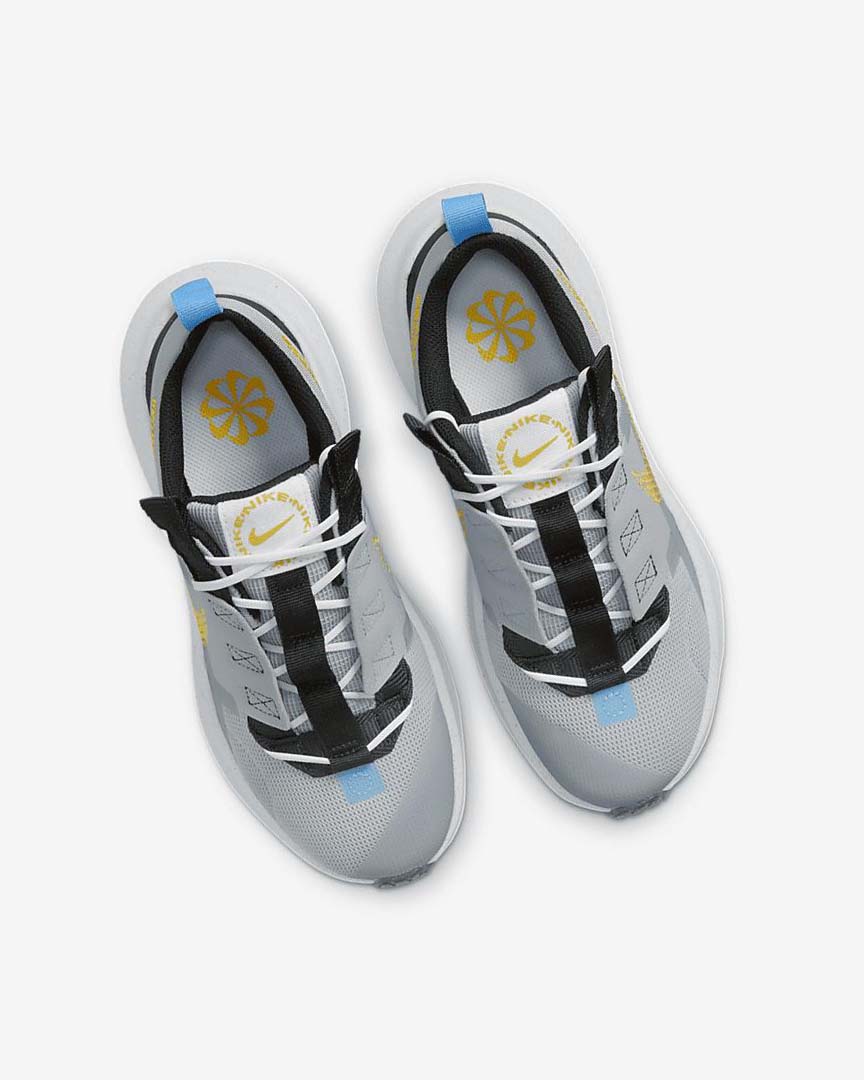 Light Grey / Blue / White Nike Crater Impact Girls' Sneakers | CA_5028