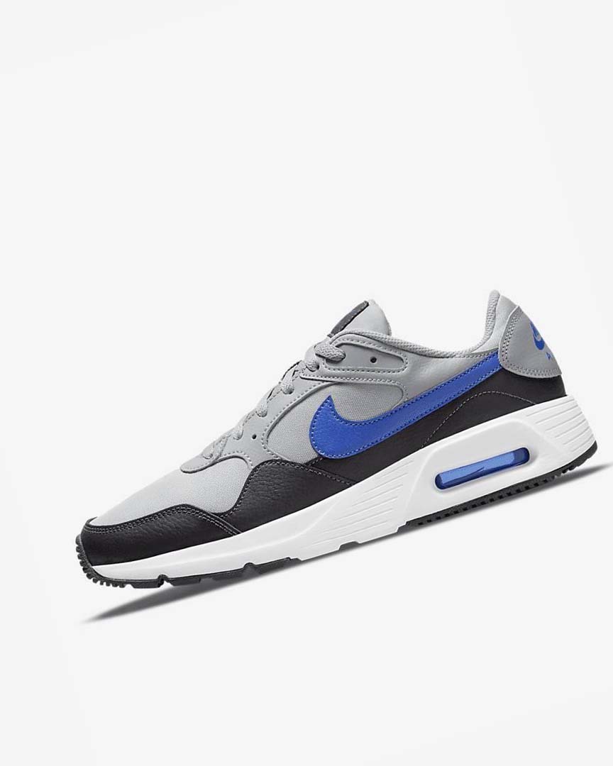 Light Grey / Dark Grey / White / Royal Nike Air Max SC Men\'s Sneakers | CA_3032