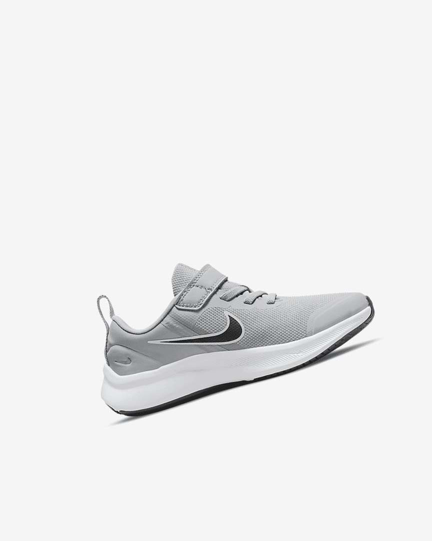 Light Grey / Grey / Black Nike Star Runner 3 Boys' Running Shoes | CA_5055