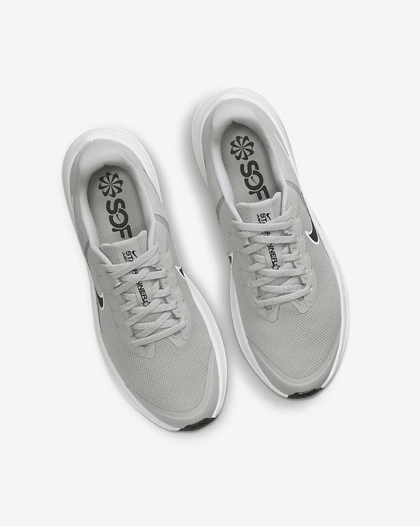 Light Grey / Grey / Black Nike Star Runner 3 Girls' Running Shoes | CA_5318