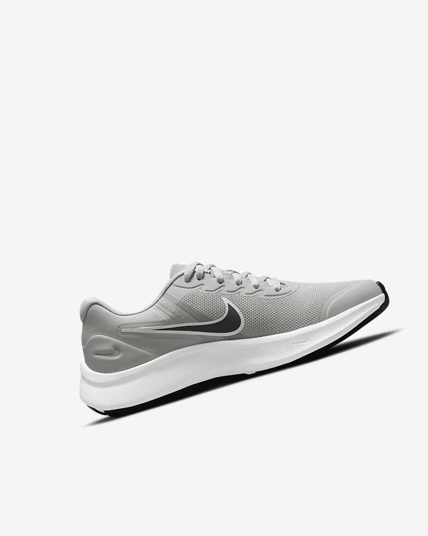 Light Grey / Grey / Black Nike Star Runner 3 Boys' Running Shoes | CA_5524