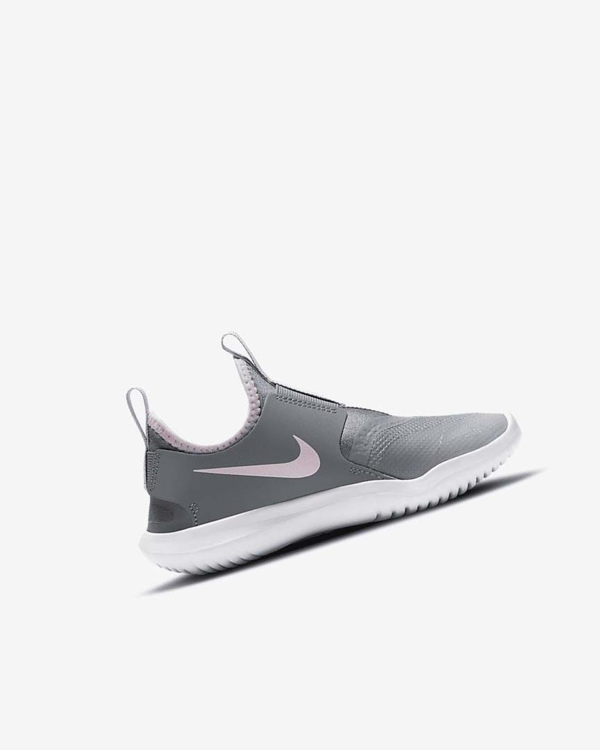 Light Grey / Grey / White / Pink Nike Flex Runner Boys' Shoes | CA_2848