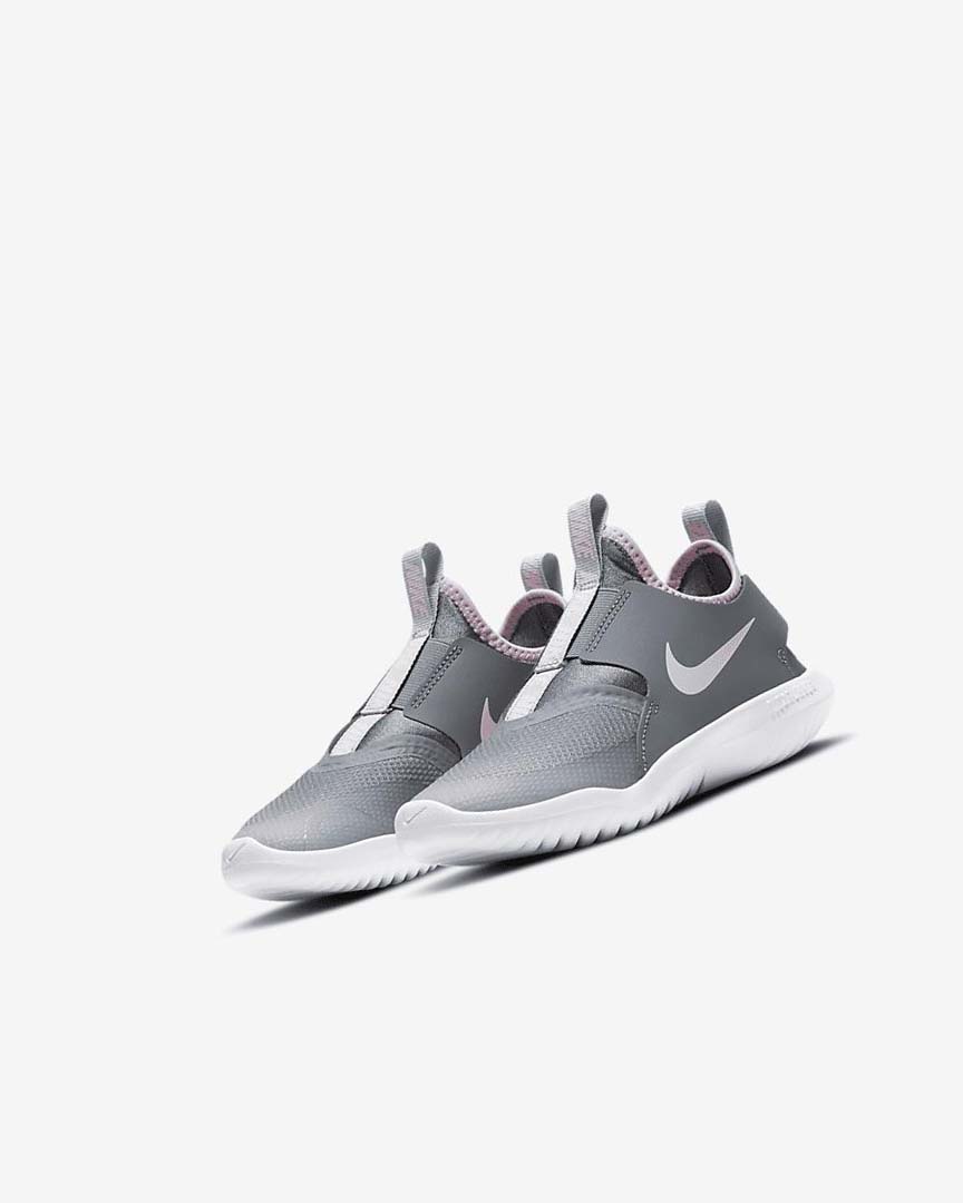 Light Grey / Grey / White / Pink Nike Flex Runner Boys' Shoes | CA_2848