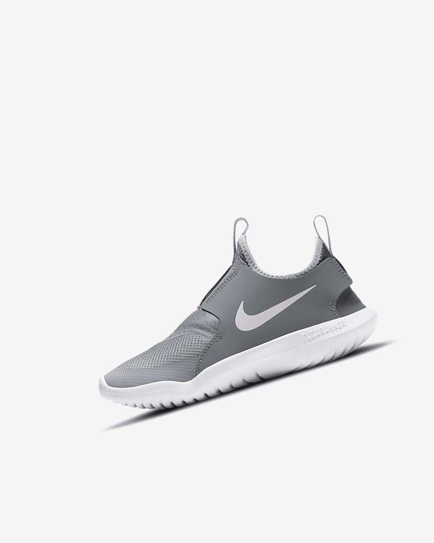 Light Grey / Grey / White / Pink Nike Flex Runner Boys\' Shoes | CA_2848