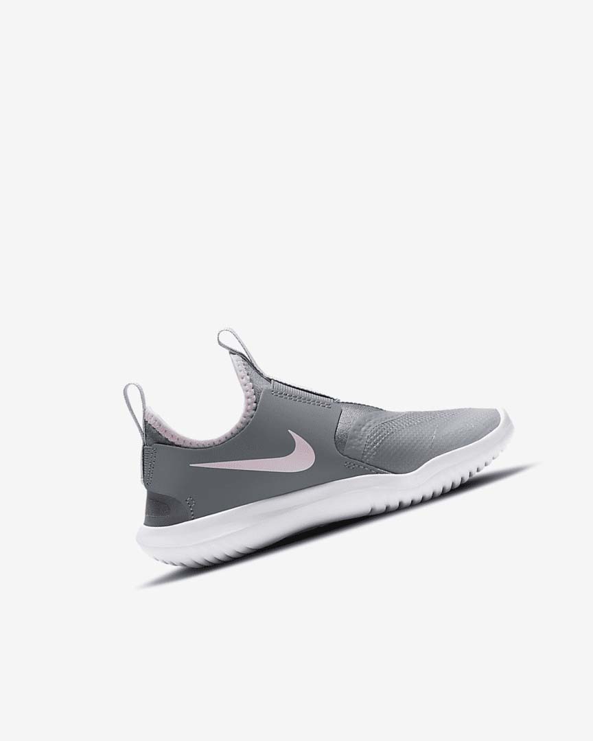 Light Grey / Grey / White / Pink Nike Flex Runner Girls' Shoes | CA_3005