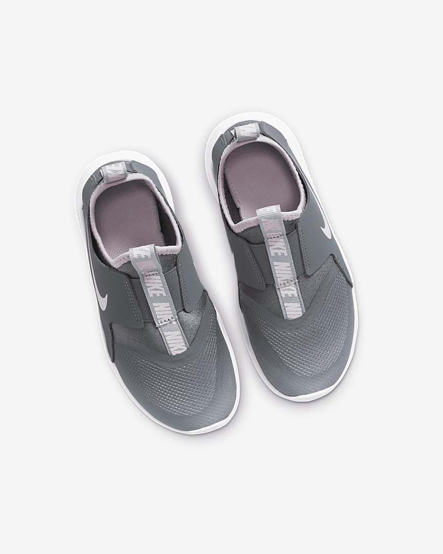 Light Grey / Grey / White / Pink Nike Flex Runner Girls' Shoes | CA_3005