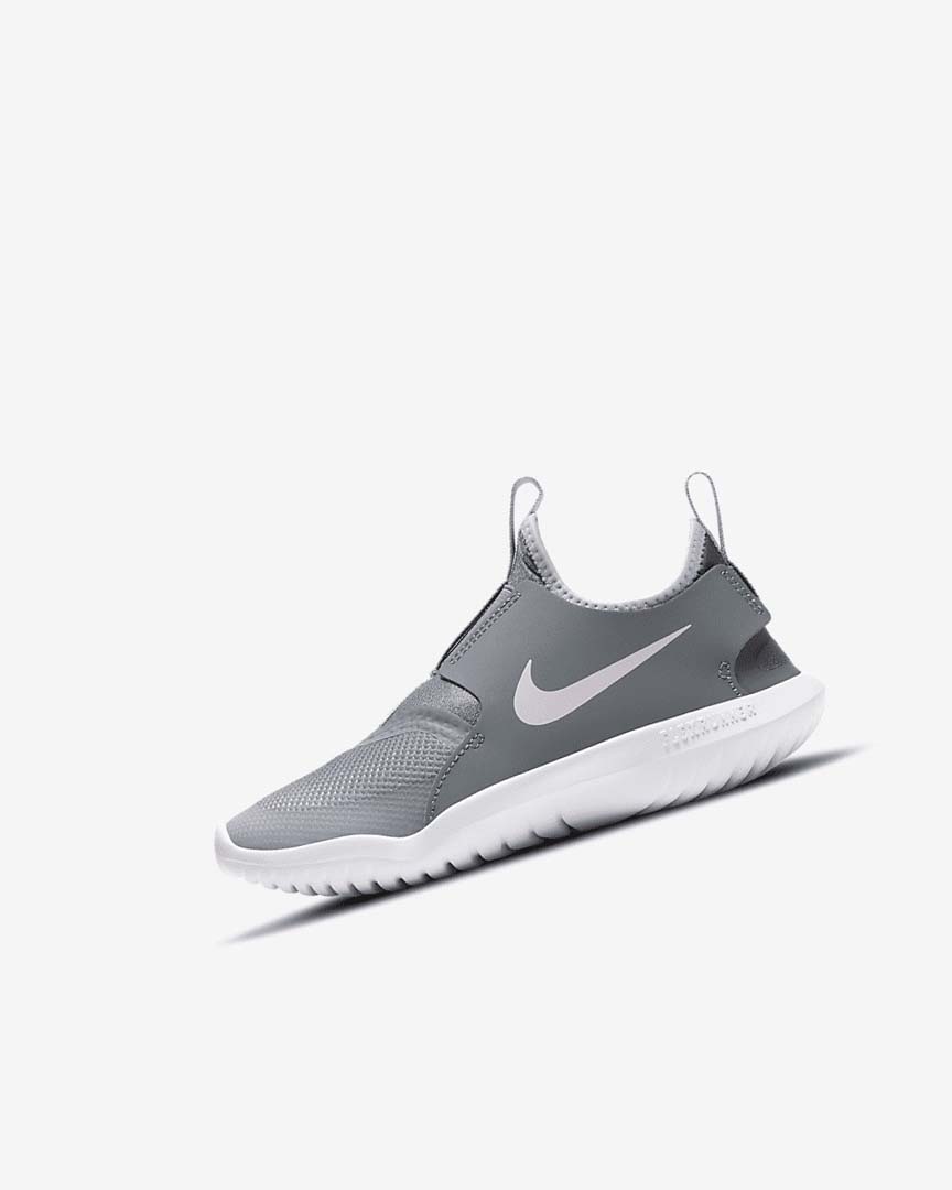 Light Grey / Grey / White / Pink Nike Flex Runner Girls\' Shoes | CA_3005