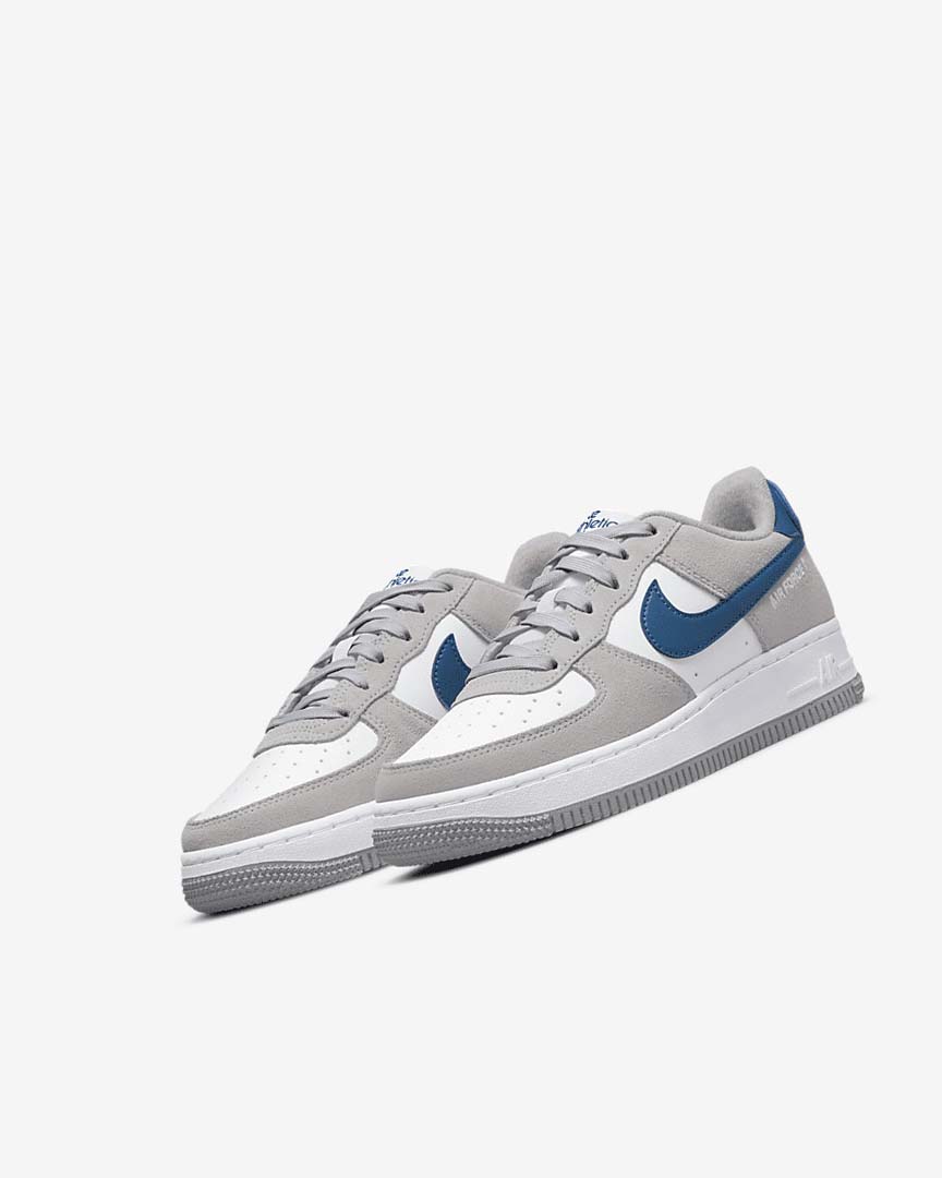 Light Grey / White / Light Grey Nike Air Force 1 LV8 Boys' Sneakers | CA_4792