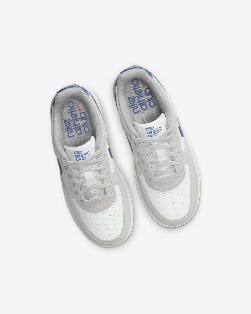 Light Grey / White / Light Grey Nike Force 1 LV8 Boys' Shoes | CA_5195