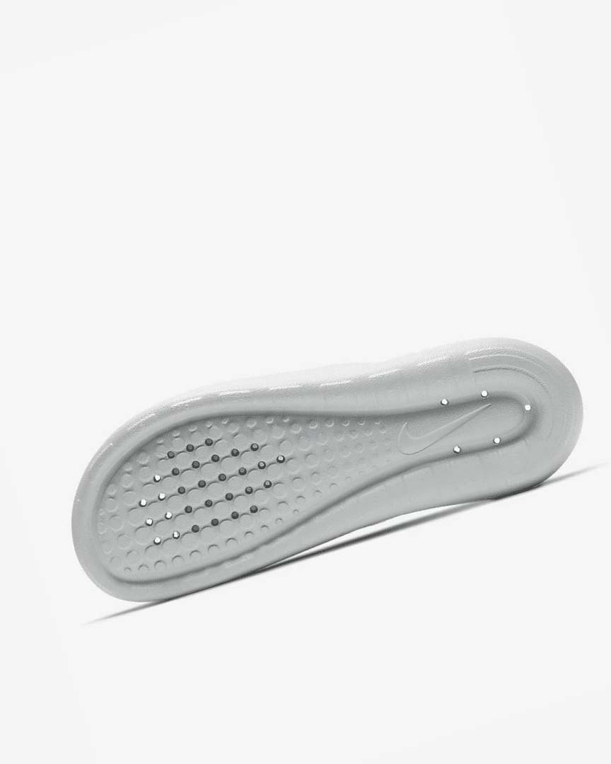 Light Grey / White Nike Victori One Men's Slides | CA_4760