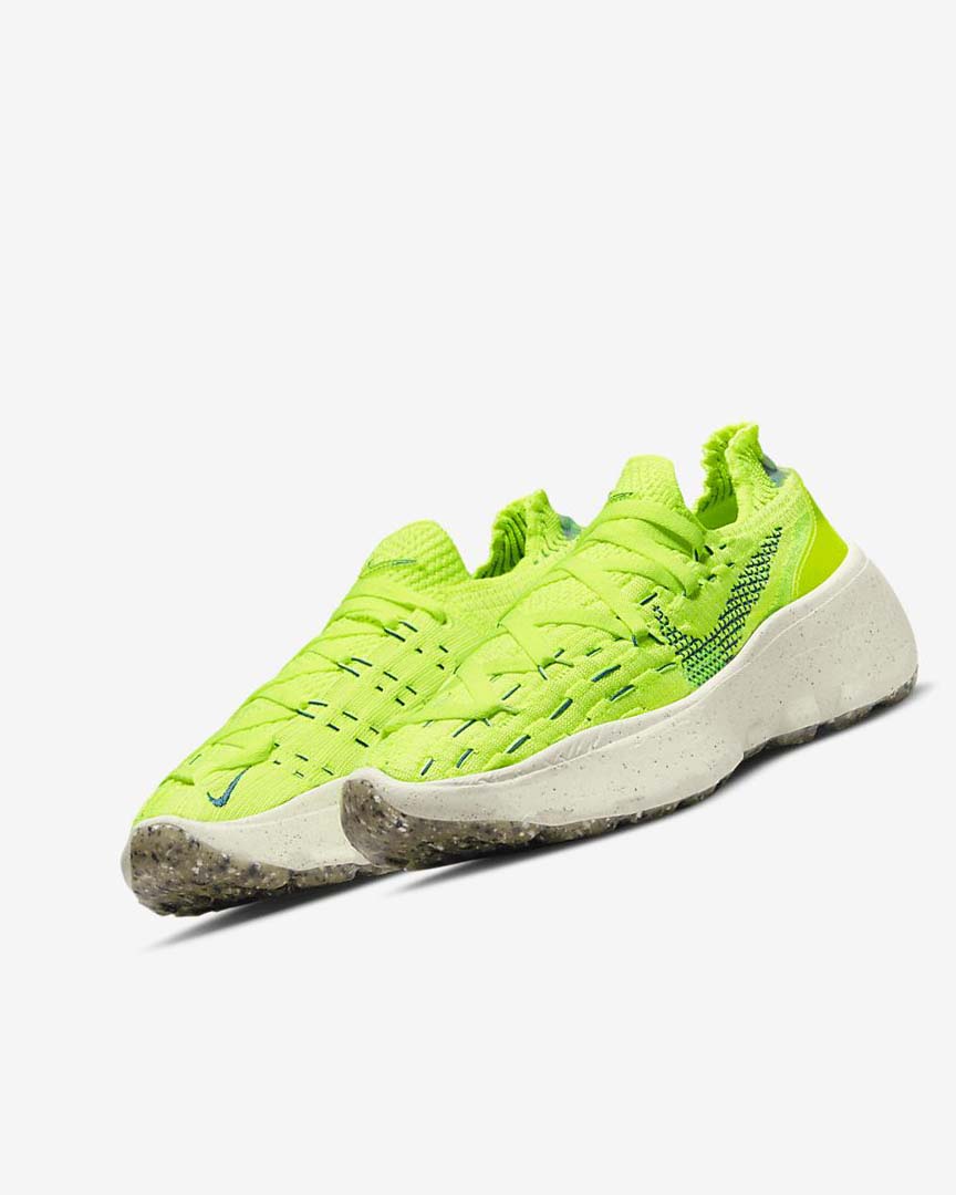 Light Lemon / Green / Turquoise Nike Space Hippie 04 Women's Sneakers | CA_2663