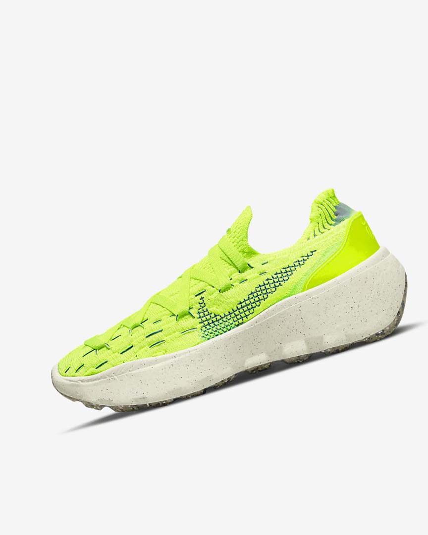 Light Lemon / Green / Turquoise Nike Space Hippie 04 Women\'s Sneakers | CA_2663