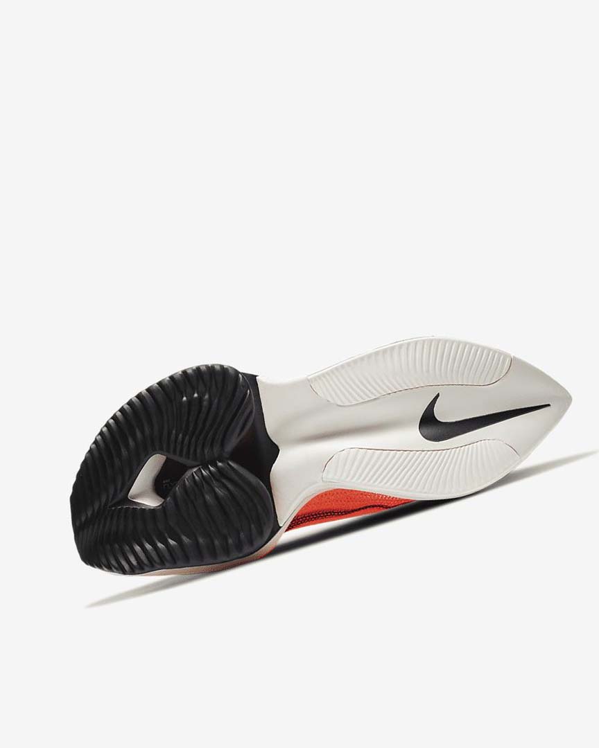 Light Mango / Metal Red Brown / Black Nike Air Zoom Alphafly NEXT% Flyknit Women's Running Shoes | CA_5089