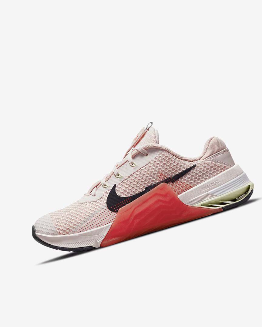 Light Pink / Light Green / Purple Nike Metcon 7 Women\'s Training Shoes | CA_4844