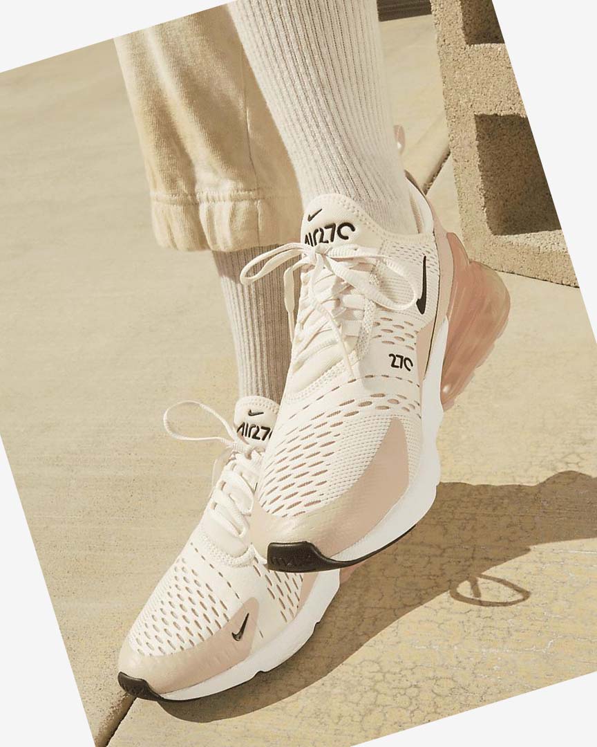 Light Pink / Pink / Black Nike Air Max 270 Women's Casual Shoes | CA_5603